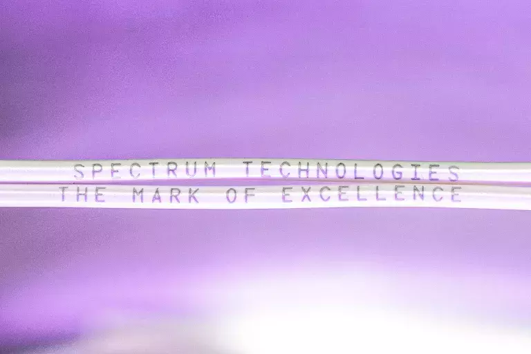 spectrum technologies with purple background